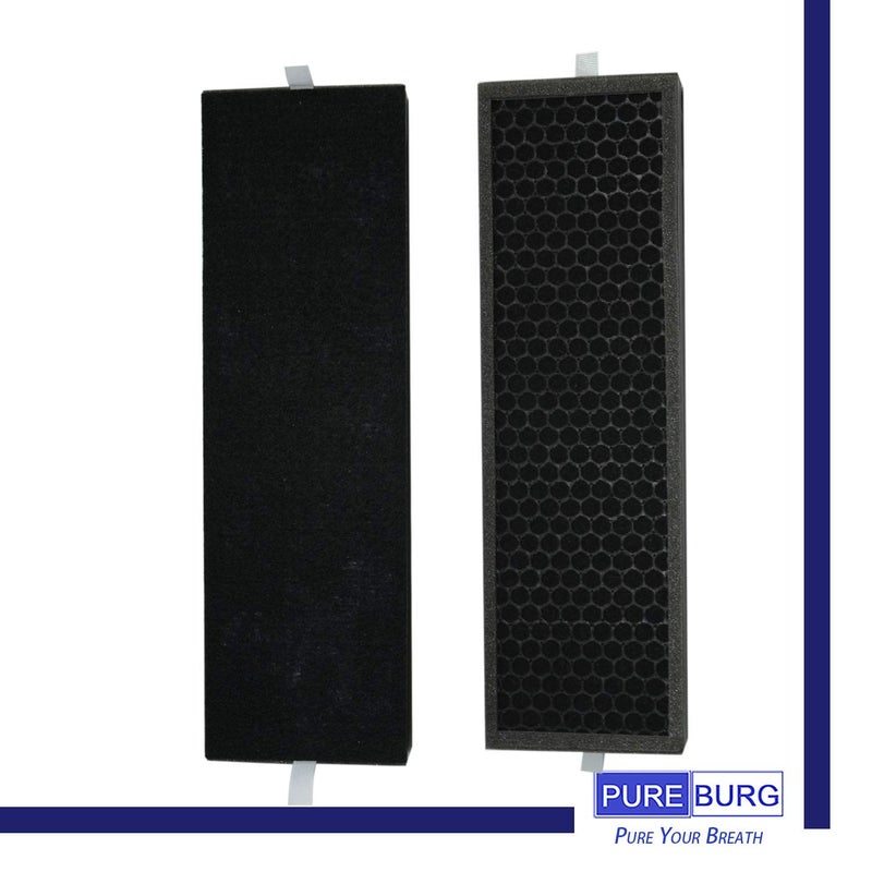 PUREBURG Replacement Filter Compatible with Alen T500 Air Purifier, 2-Pack H13 HEPA + 4 Activated Carbon Filters,Cooking Odor & Voc's Remove version - Image 5